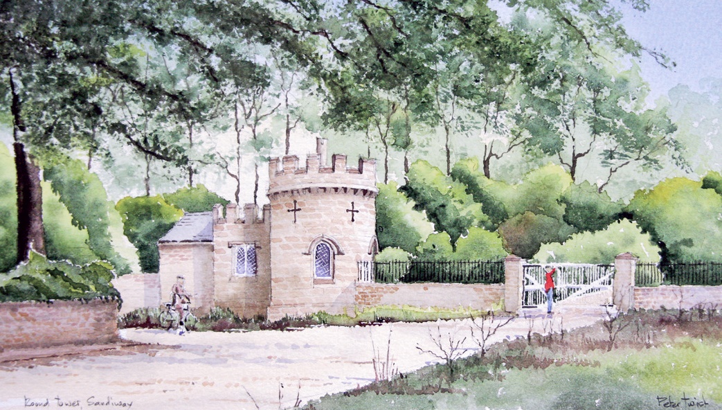  Round Tower Painting (by Peter Twist)